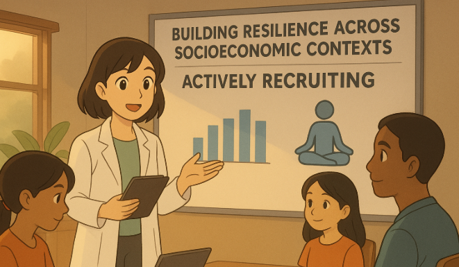Recruitment graphic for mindfulness research study