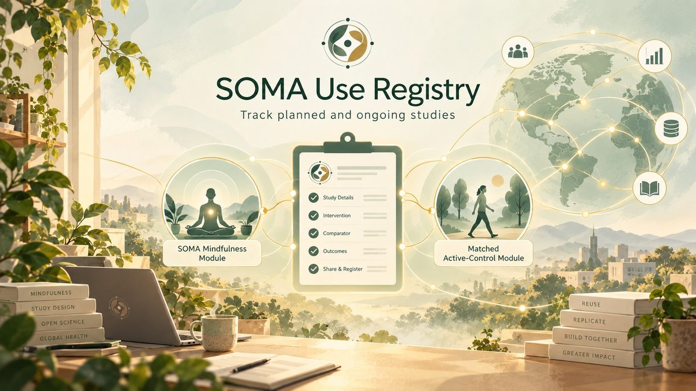 The SOMA Use Registry: tracking planned and ongoing studies that use SOMA modules.